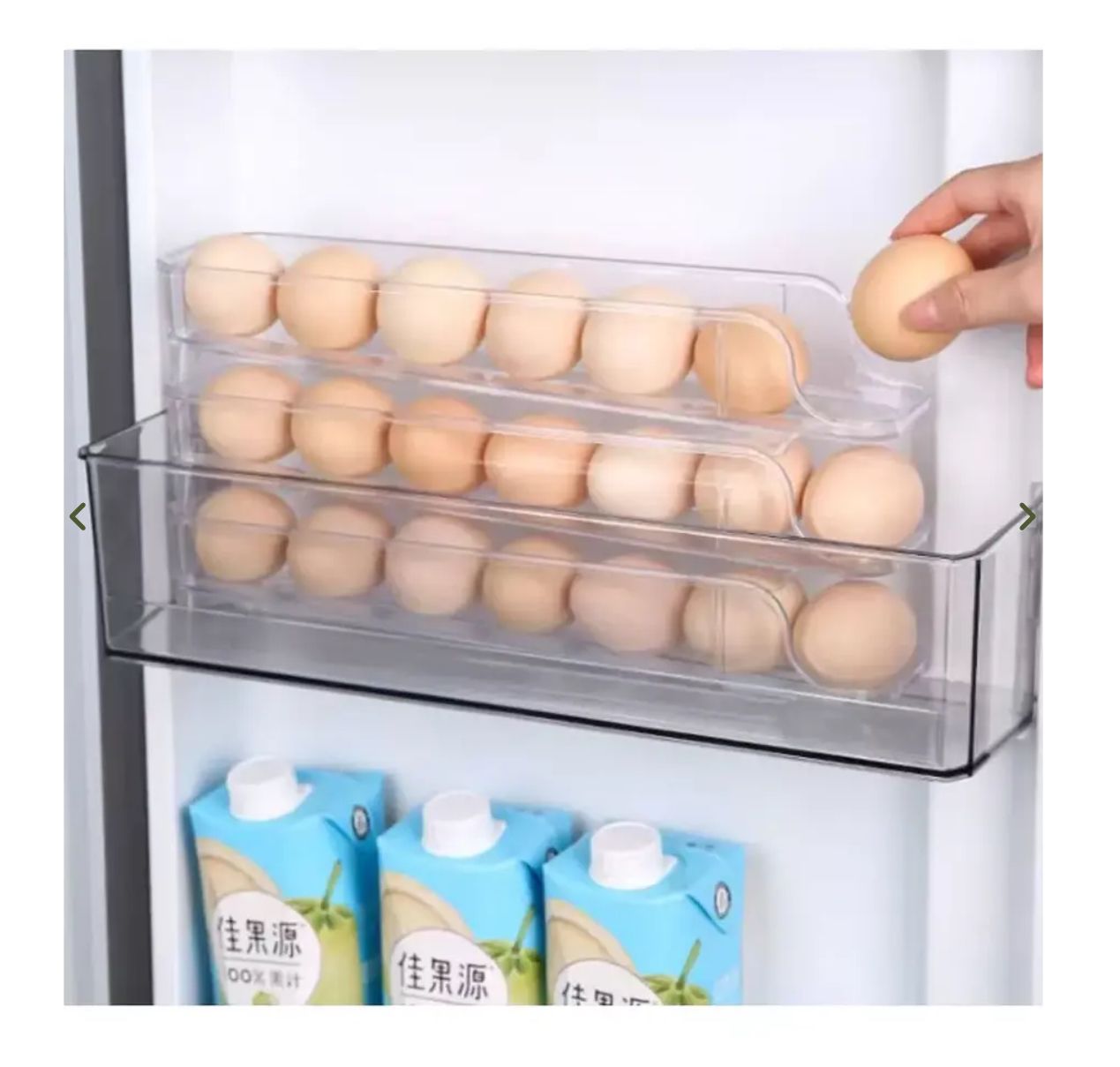 Miniatura 4 de Bandeja dispensadora huevos 3 niveles